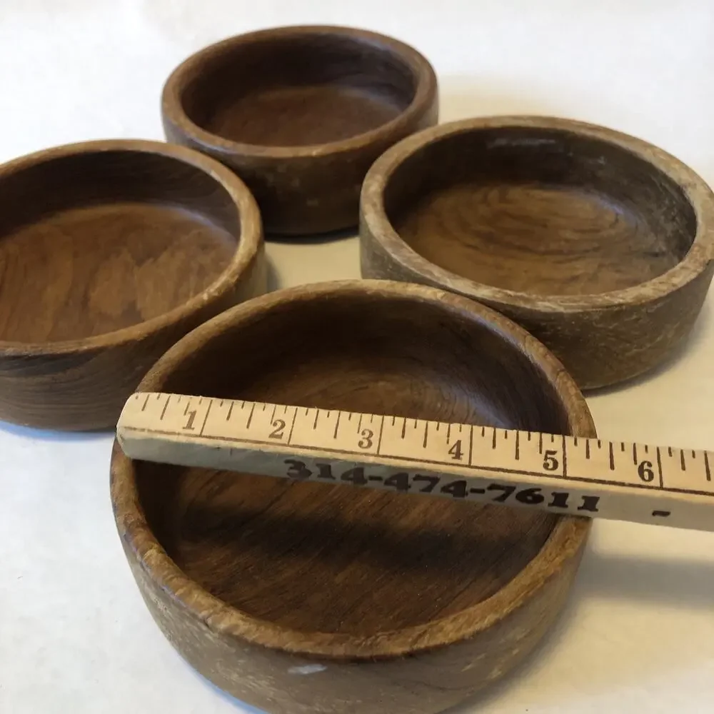 VTG Set of 4 Wooden 6